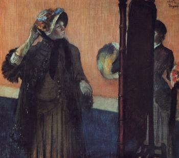 Edgar Degas : At the Milliner's IV